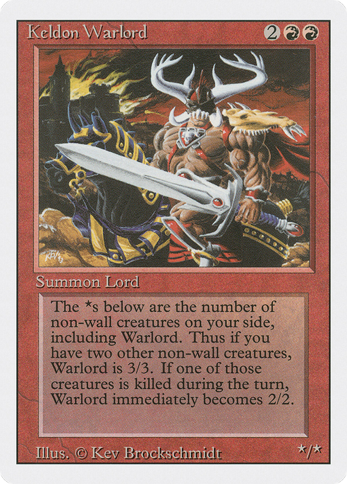 Keldon Warlord (3ED-) - Revised Edition