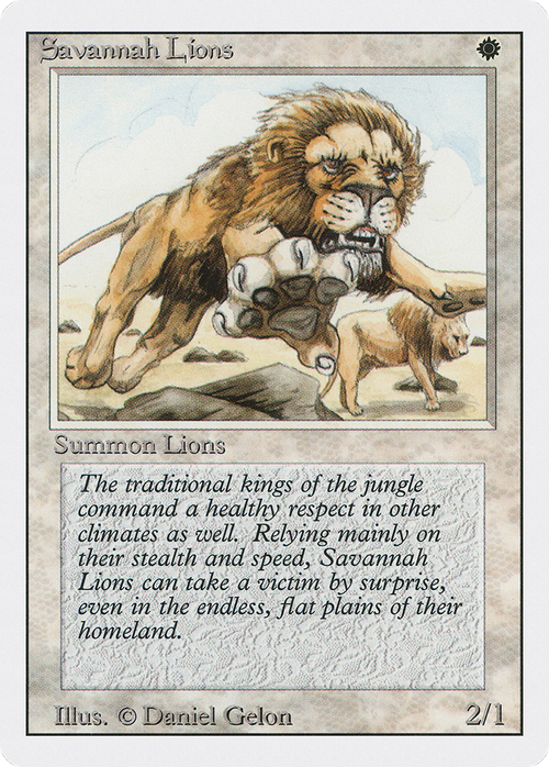 Savannah Lions (3ED-) - Revised Edition