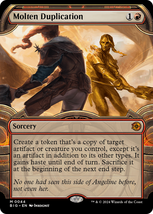 Molten Duplication (Showcase) (BIG-044) - The Big Score: (Showcase) Foil