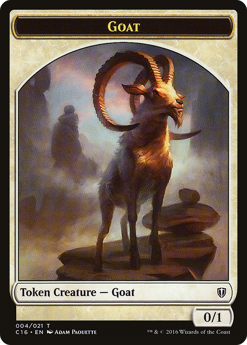 Goat // Thopter Double-Sided Token (C16-004) - Commander 2016 Tokens