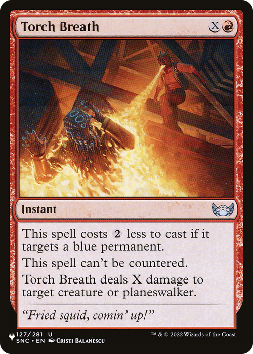 Torch Breath (LIST-SNC-127) - The List
