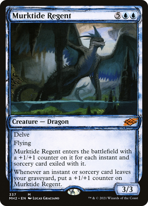 Murktide Regent (Showcase) (MH2-337) - Modern Horizons 2: (Showcase)