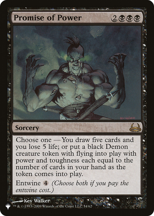 Promise of Power (LIST-DDC-54) - The List