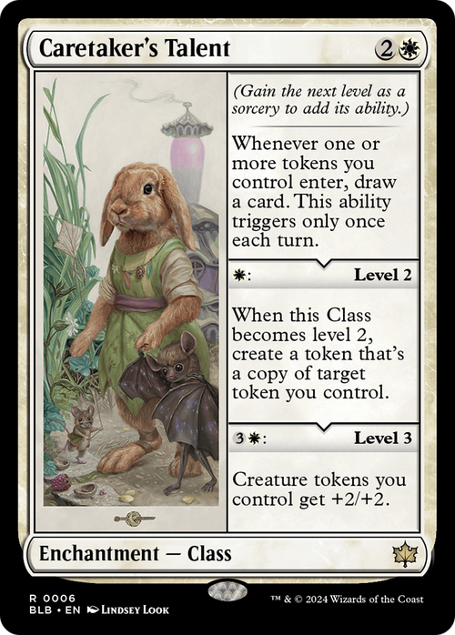 Caretaker's Talent (BLB-006) - Bloomburrow Foil