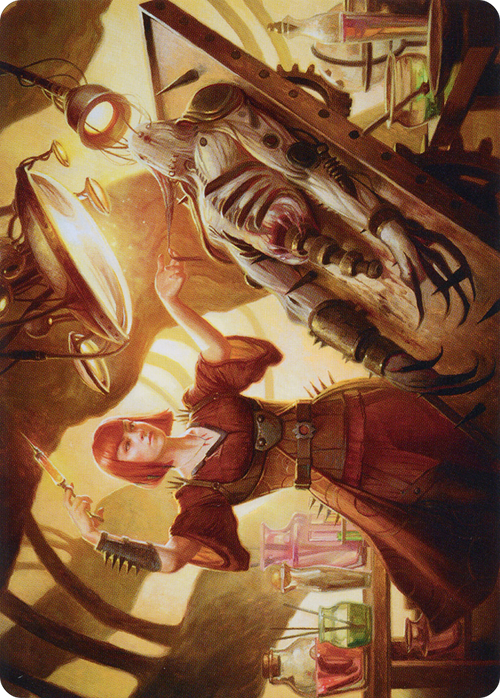 Ashnod, Flesh Mechanist // Ashnod, Flesh Mechanist (ABRO-015) - The Brothers' War Art Series (Borderless) Foil