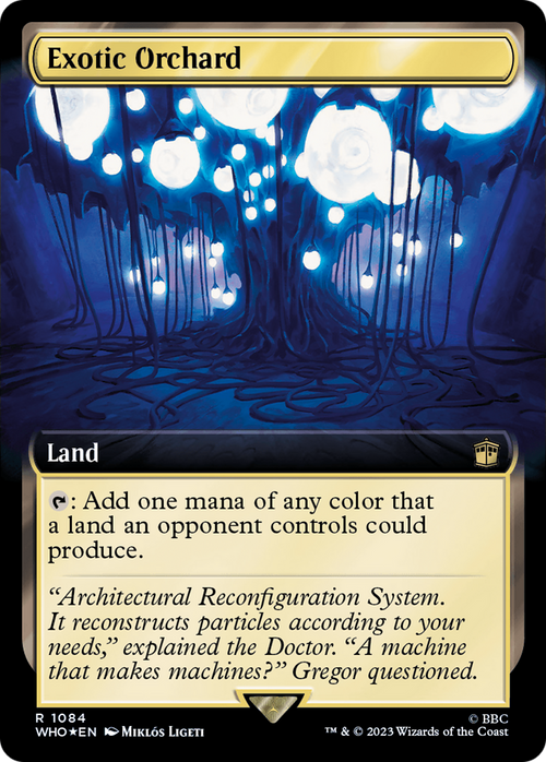 Exotic Orchard (Extended Art) (Surge Foil) (WHO-1084) - Doctor Who: (Extended Art) Foil