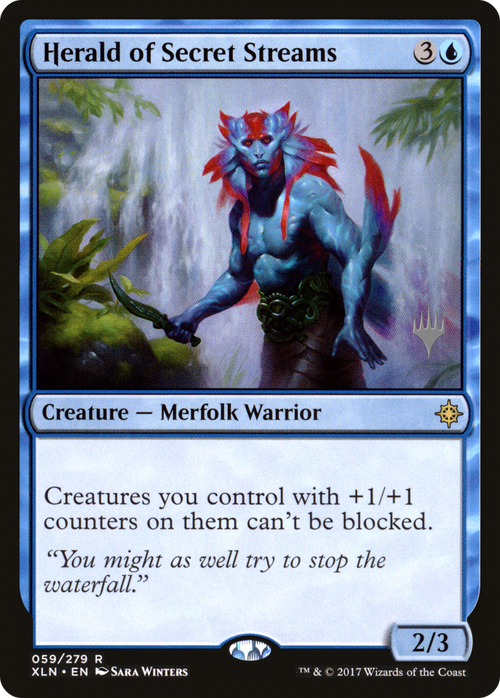 Herald of Secret Streams (PPM20-59P) - Ixalan Promos