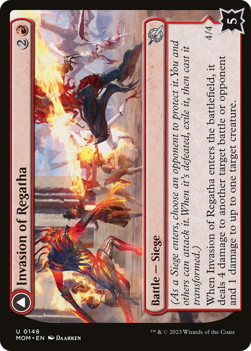 Invasion of Regatha (MOM-148) - March of the Machine