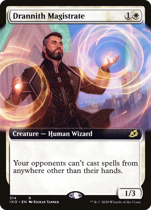 Drannith Magistrate (Extended Art) (IKO-314) - Ikoria: Lair of Behemoths: (Extended Art)