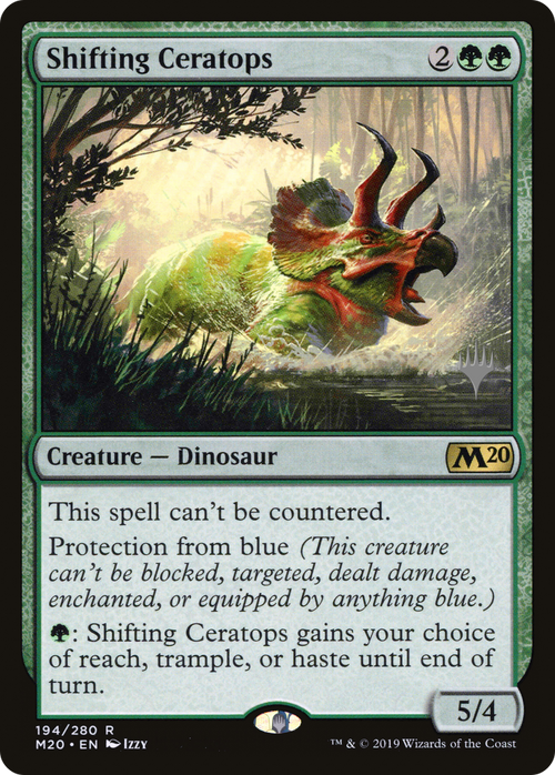 Shifting Ceratops (PPM20-194P) - Core Set 2020 Promos Foil