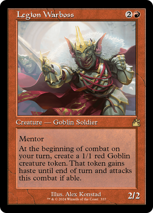 Legion Warboss (Retro Frame) (RVR-337) - Ravnica Remastered Foil
