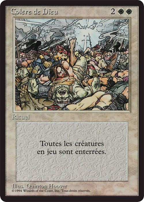 Wrath of God (FBB-) - Foreign Black Border