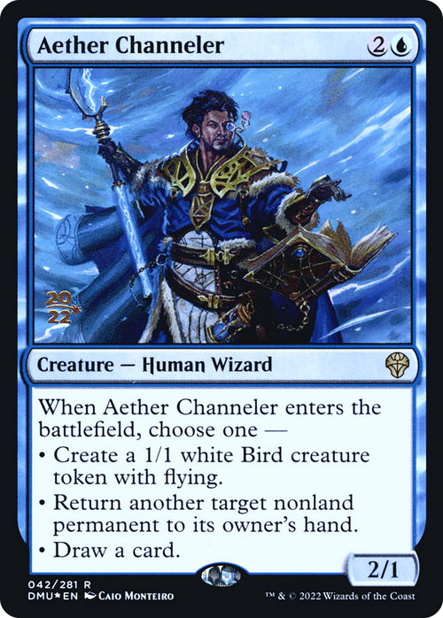 Aether Channeler (PRE-042) - Dominaria United Promos Foil
