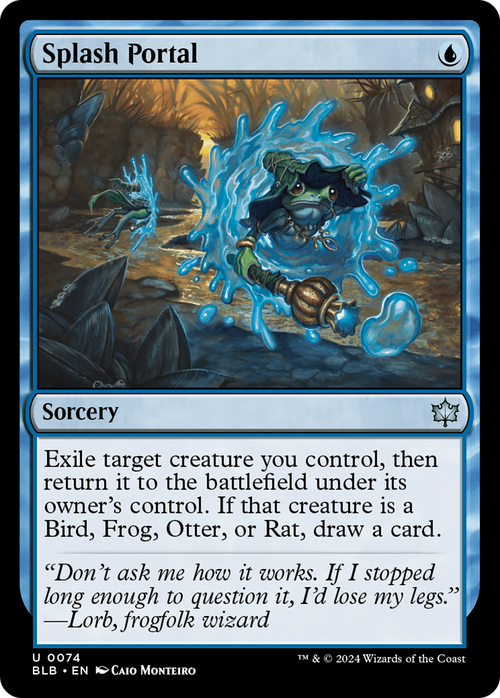 Splash Portal (BLB-074) - Bloomburrow Foil