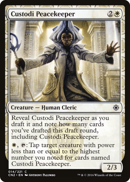 Custodi Peacekeeper (CN2-014) - Conspiracy: Take the Crown: (draft)
