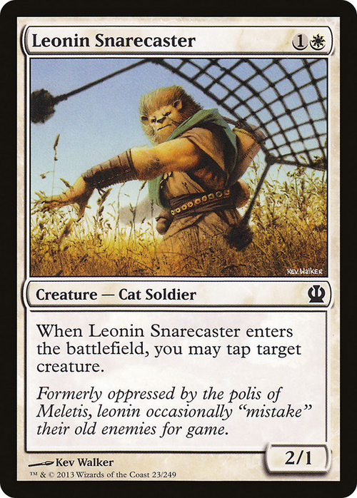 Leonin Snarecaster (THS-023) - Theros