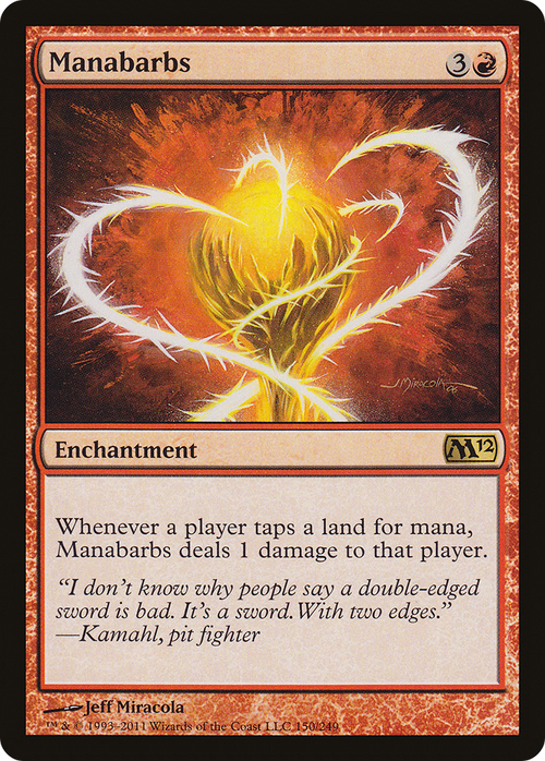 Manabarbs (M12-150) - Magic 2012 Foil