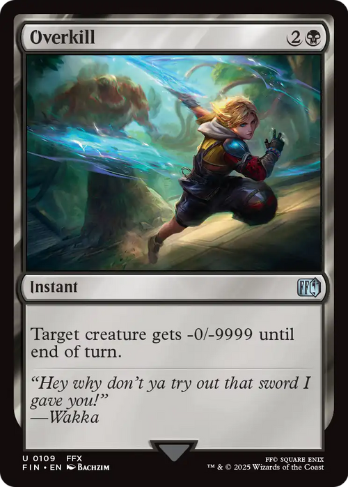 Overkill (FIN-109) - FINAL FANTASY Foil