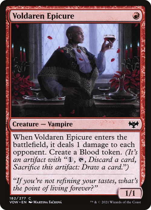 Voldaren Epicure (VOW-182) - Innistrad: Crimson Vow Foil