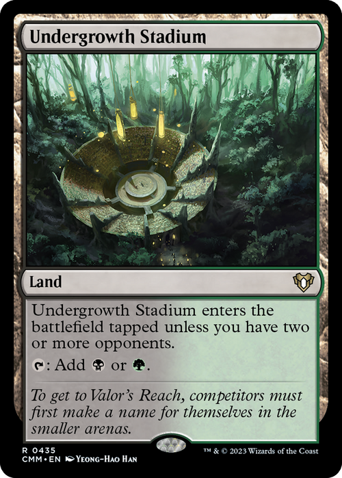 Undergrowth Stadium (CMM-435) - Commander Masters Foil