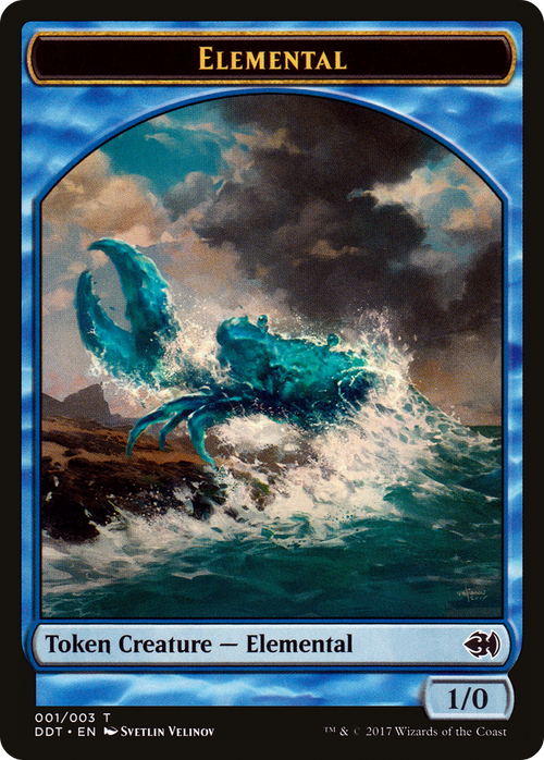 Elemental Token (DDT-001) - Duel Decks: Merfolk vs. Goblins Tokens