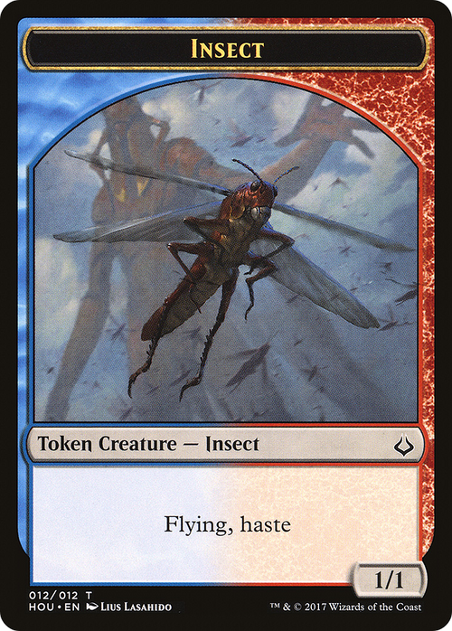 Insect Token (HOU-012) - Hour of Devastation Tokens
