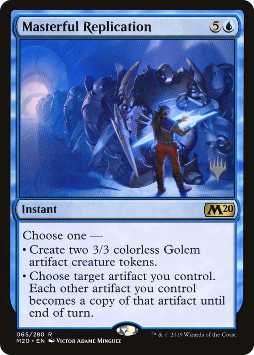 Masterful Replication (PPM20-65P) - Core Set 2020 Promos Foil