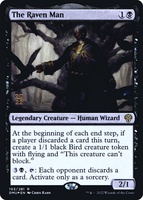 The Raven Man (PRE-103) - Dominaria United Promos Foil