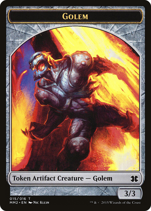 Golem (MM2-015) - Modern Masters 2015 Tokens