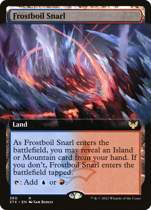 Frostboil Snarl (Extended Art) (STX-360) - Strixhaven: School of Mages: (Extended Art) Foil