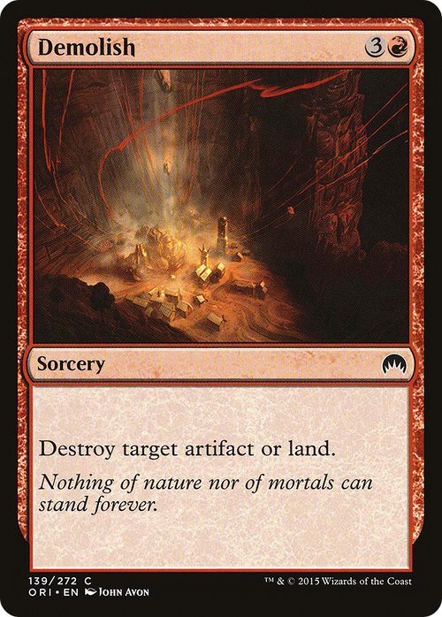 Demolish (ORI-139) - Magic Origins