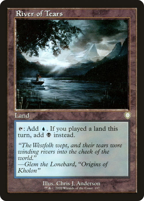 River of Tears (Retro Frame) (BRC-197) - The Brothers' War Commander