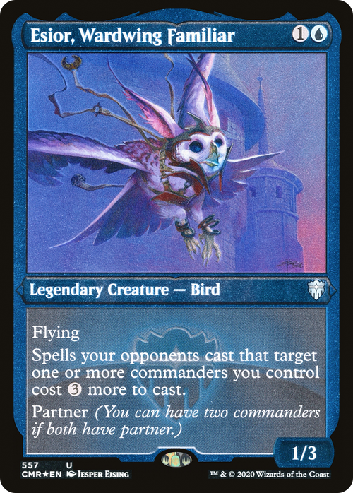 Esior, Wardwing Familiar (Foil Etched) (CMR-557) - Commander Legends Etched Foil