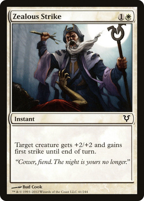 Zealous Strike (AVR-041) - Avacyn Restored Foil