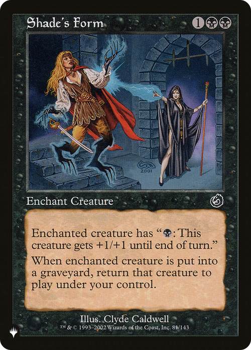 Shade's Form (LIST-81/143) - The List