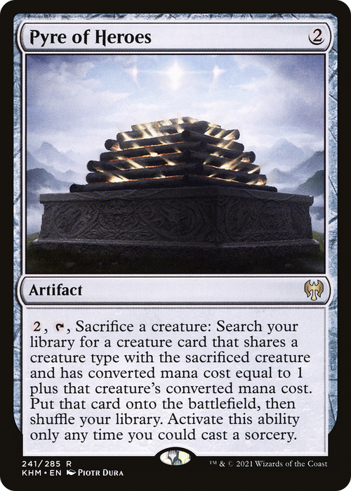 Pyre of Heroes (KHM-241) - Kaldheim Foil