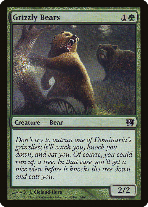 Grizzly Bears (9ED-246) - 9th Edition Foil