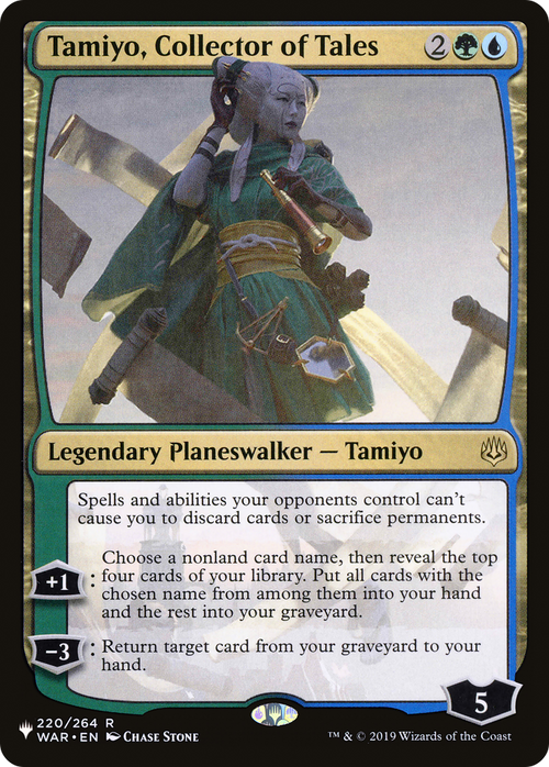 Tamiyo, Collector of Tales (LIST-220/264) - The List