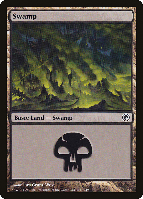 Swamp (241) (SOM-241) - Scars of Mirrodin