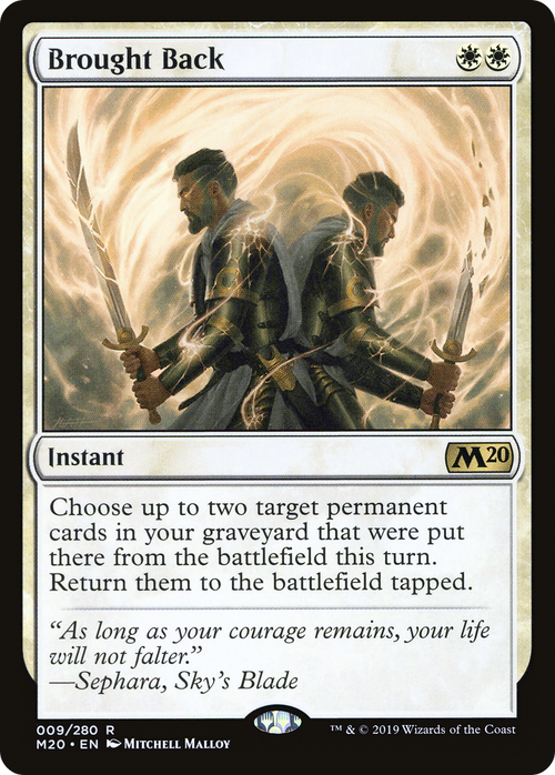 Brought Back (M20-009) - Core Set 2020 Foil