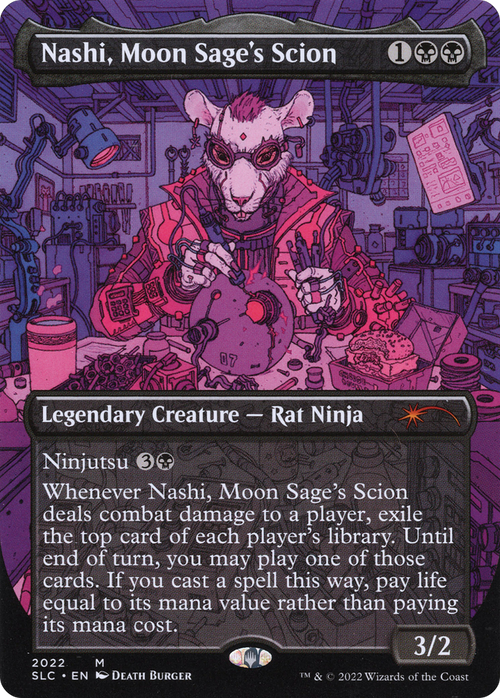 Nashi, Moon Sage's Scion (SLC-2022) - Secret Lair Countdown Kit (Borderless)