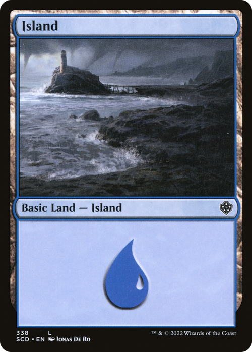 Island (338) (SCD-338) - Starter Commander Decks
