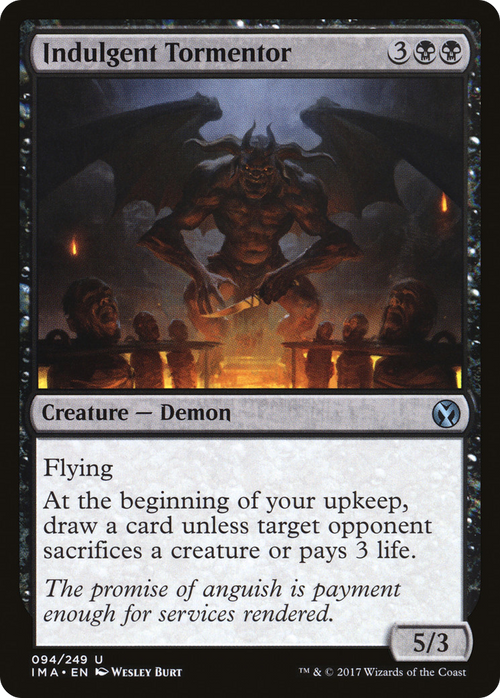 Indulgent Tormentor (IMA-094) - Iconic Masters Foil