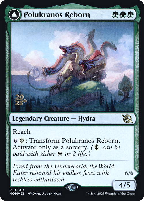 Polukranos Reborn (PRE-200) - March of the Machine Promos Foil