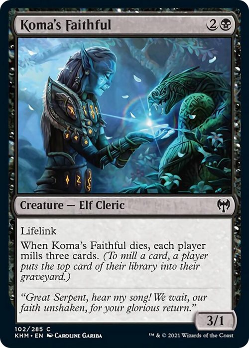 Koma's Faithful (KHM-102) - Kaldheim