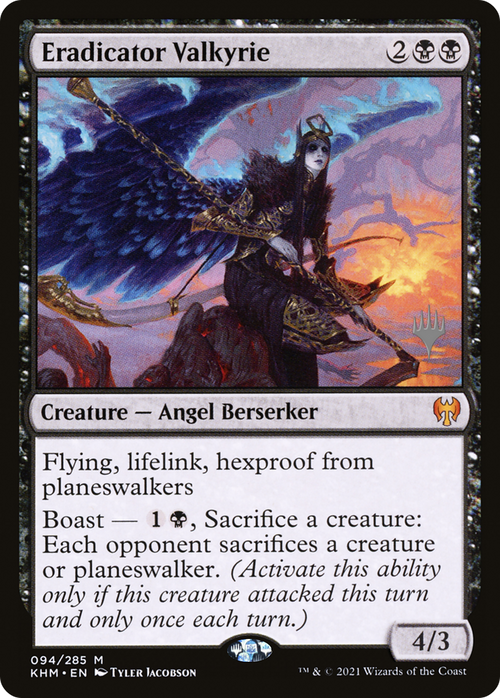 Eradicator Valkyrie (PPKHM-94P) - Kaldheim Promos Foil