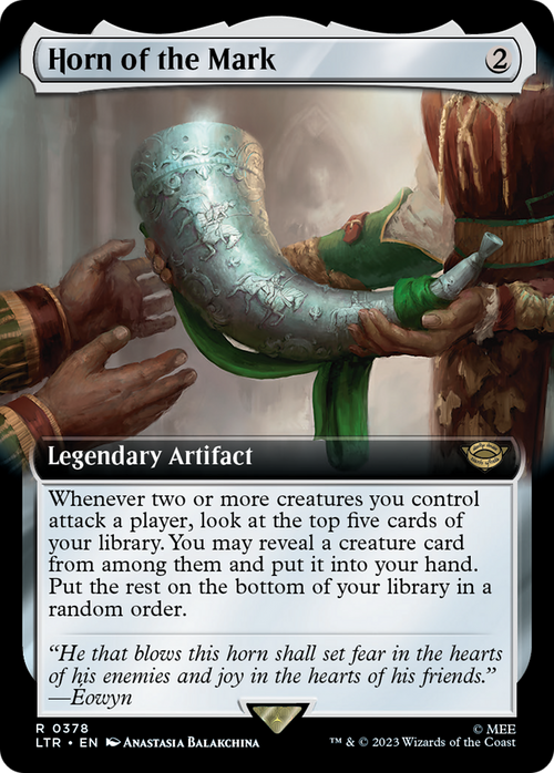 Horn of the Mark (Extended Art) (LTR-378) - The Lord of the Rings: Tales of Middle-earth: (Extended Art)