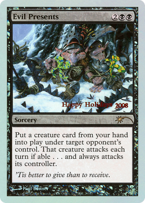 Evil Presents (SPECIAL-008) - Happy Holidays Foil