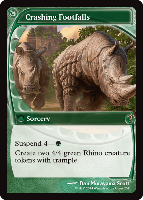 Crashing Footfalls (Future Sight) (MB2-204) - Mystery Booster 2 Foil