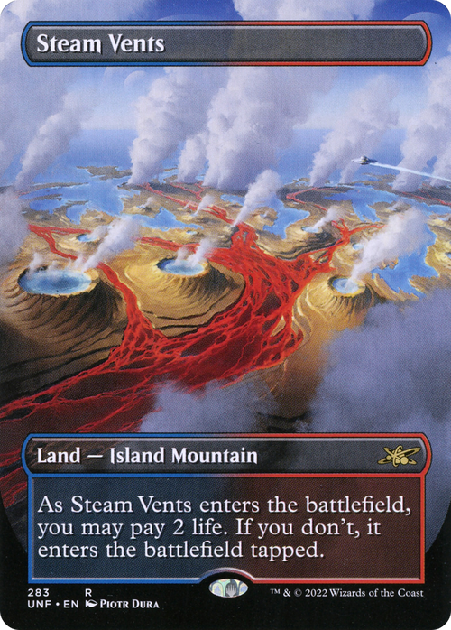 Steam Vents (Borderless) (UNF-283) - Unfinity Foil